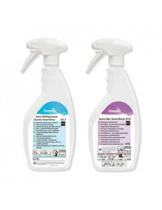 Frascos de 750 ml + Rótulos Suma Bac D10/D2.3 1un