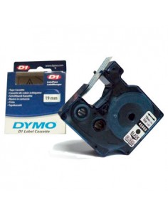 Fita Gravacao Dymo 19mmX7m Preto/Transparente  (45800)