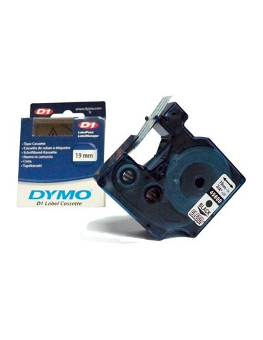 Fita Gravacao Dymo 19mmX7m Preto/Transparente  (45800)