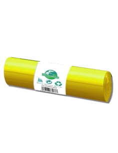 Sacos Lixo 100/120L Amarelo 20Kg 85x105cm Rolo 20un