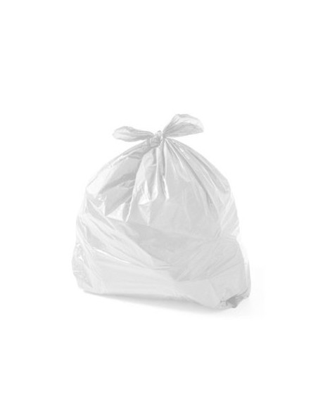 Sacos Lixo 50L Branco 23my 60X80cm 10un
