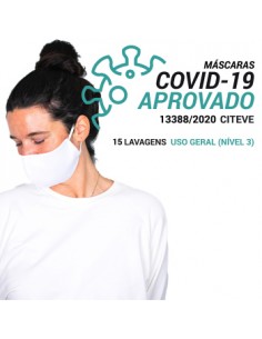 Máscara Reutilizável 25 Lavagens Hans A Branco 1 un