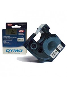 Fita Gravacao Dymo 24mmX7m Preto/Branco (53713)