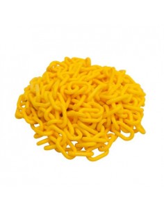 Corrente de Plastico Amarelo para Cone Seguranca