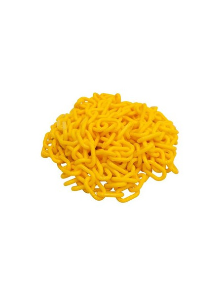 Corrente de Plastico Amarelo para Cone Seguranca