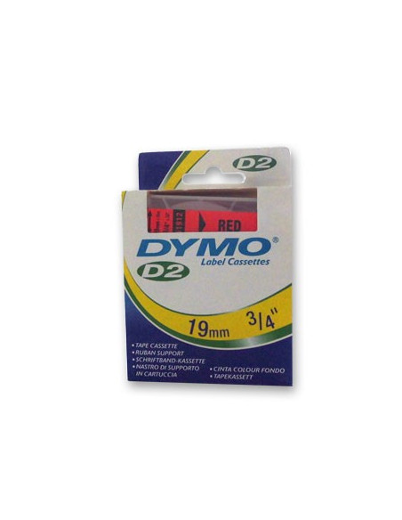 Fita Gravacao Dymo 19mmX10m Vermelha (61912)