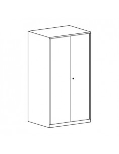 Armario Portas de Bater 3 Prateleiras 800x420x1600