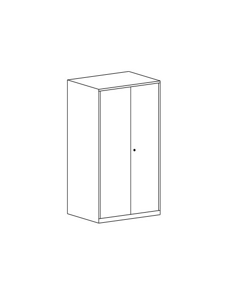 Armario Portas de Bater 3 Prateleiras 800x420x1600