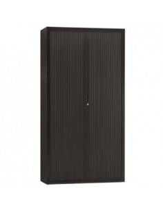 Armario Portas de Correr 4 Prateleiras 1000X420X1950 Preto