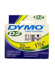 Fita Gravacao Dymo 32mmX50m Preto (63201)