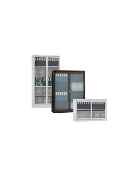 Armario Portas Correr Vidro 4 Prateleiras 1000x420x1950mm