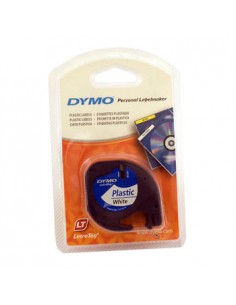 Fita Gravacao Dymo 12mmx4m Preto/Branco (91201)