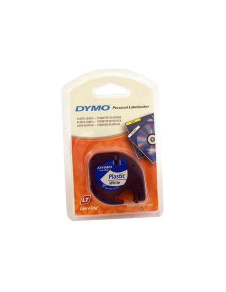 Fita Gravacao Dymo 12mmx4m Preto/Branco (91201)