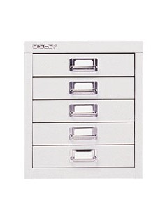 Movel Metal com Fecho 673x279x429mm com 5 Gavetas Silver