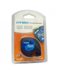 Fita Gravacao Dymo 12mmx4m Preto/Azul (91205)