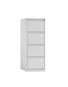 Arquivo de Oficio com 4 gavetas 460x615x1320mm Cinza