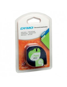 Fita Gravacao Dymo 12mmx4m Preto/Branco (S0721510)