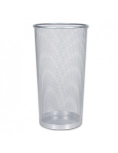 Porta Guarda Chuvas metalico de rede Prata 22,6 Litros