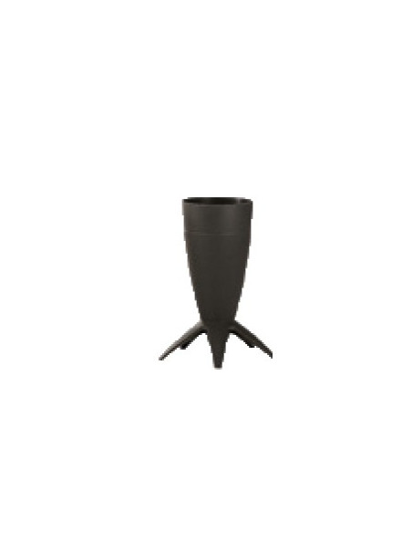 Porta Guarda Chuvas cone em PP Preto
