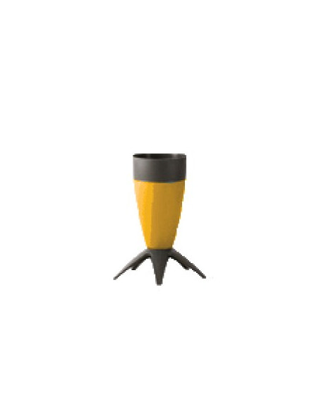 Porta Guarda Chuvas cone em PP Laranja