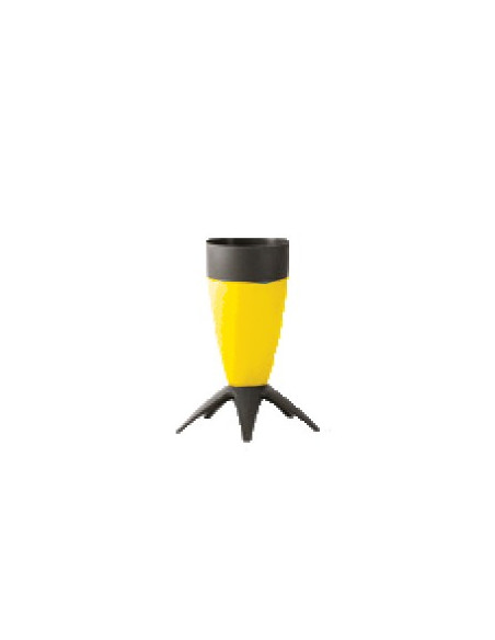 Porta Guarda Chuvas cone em PP Amarelo