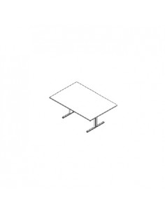 Mesa Reuniao Rectangular em melamina 2000x1000x750 Cerejeira