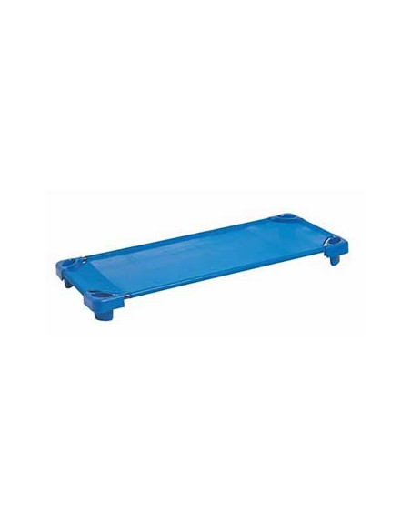 Catre (Cama) Empilhavel 133x57x15cm Azul 1un
