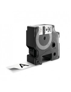 Fita Gravacao Dymo Rhino 24mmx5,5m Poliester Branco/Preto