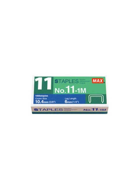 Agrafos 11 MAX (35 Folhas) Cx1000 - 1un