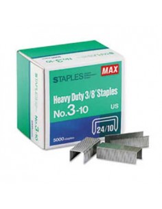 Agrafos 24/10 3-10 MAX (55/70 Folhas) Cx5000