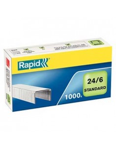 Agrafos 24/6 Rapid (2/20 Folhas) Cx1000un - 1un