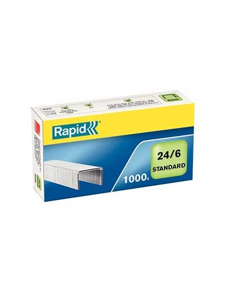 Agrafos 24/6 Rapid (2/20 Folhas) Cx1000un - 1un