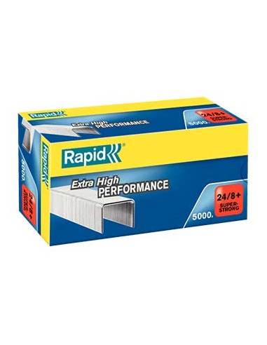 Agrafos 24/8 Rapid (10/50 Folhas) Cx5000