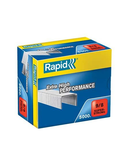 Agrafos 9/8 RAPID (10/50 Folhas) Cx5000