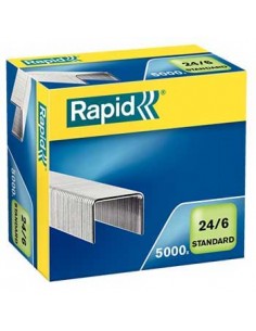 Agrafos 24/6 Rapid (2/20 Folhas) Cx5000un - 1un