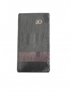 Agenda Telefonica c/Indice A a Z 245x125mm Preto 596PL