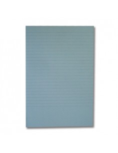 Caderno Papel Tipo Almaco A4 5Fls c/Margem 25 Linhas Azul