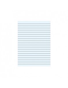 Caderno Papel Tipo Almaco A4 5Fls s/Margem 25 Linhas Azul