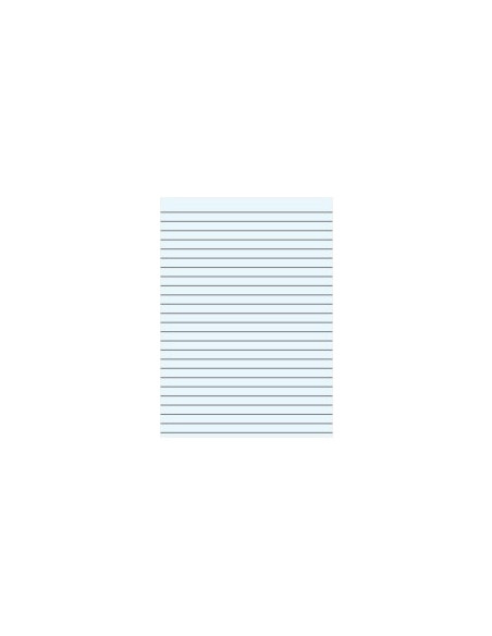 Caderno Papel Tipo Almaco A4 5Fls s/Margem 35 Linhas Azul