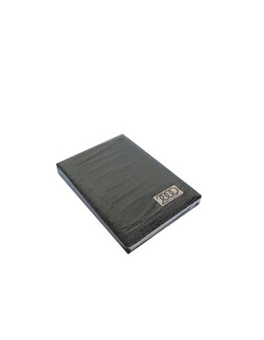 Bloco Notas A5 Liso 200 Folhas c/Capa Semi-Pele