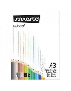 Bloco Papel Desenho A3 125gr 25 Folhas