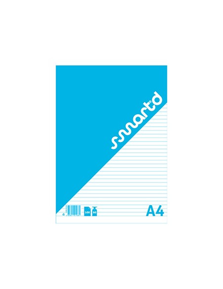 Bloco Notas SmartD A4 Pautado, 60gr, 100 Folhas