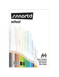 Bloco Papel Desenho A4 125gr 25 Folhas