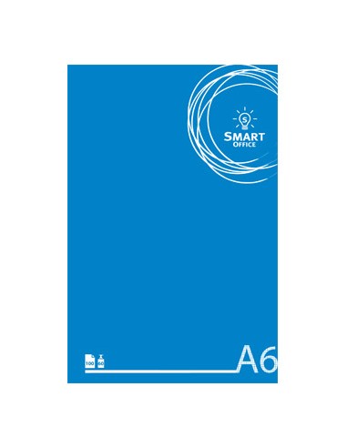 Bloco Notas Smart Office A6 Quadriculado, 60gr, 100 Folhas