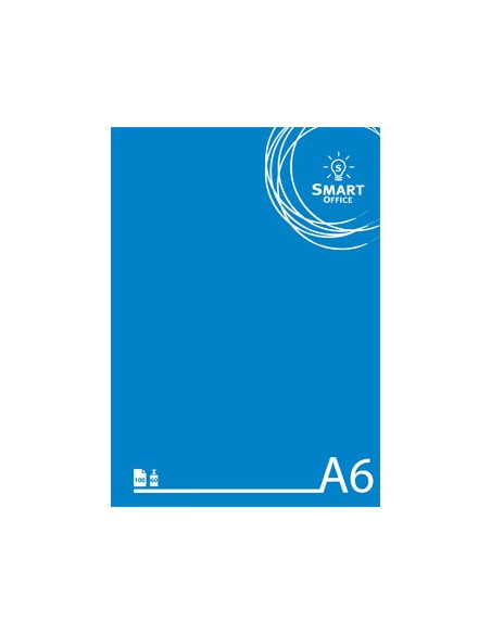 Bloco Notas Smart Office A6 Liso, 60gr, 100 Folhas