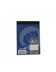 Bloco Notas  A7 Quadriculado 100 Folhas