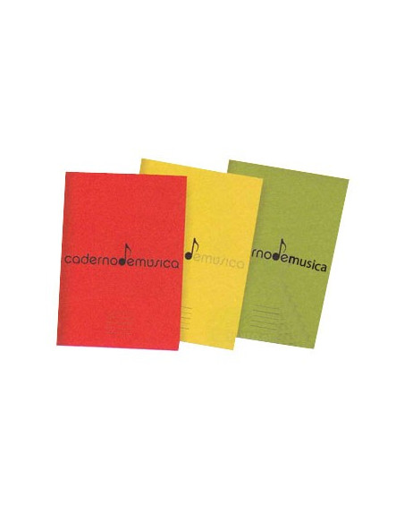 Caderno de Musica A4 20 Folhas