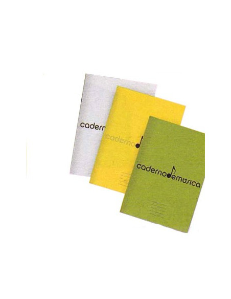 Caderno de Musica A5 20 Folhas