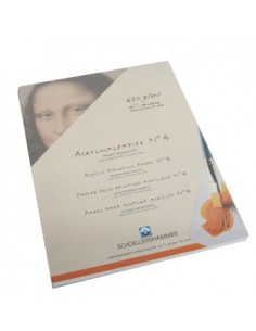 Bloco Papel Pintura Acrilica 24x32cm 420gr 20Folhas