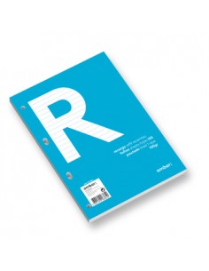 Recarga Papel Ambar School A4 Pautado 100gr 100Fls